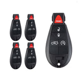 5 BTN Keyless Entry Remote Control Replacment for 2008-2013 Dodge Durango IYZ-C01C or M3N5WY783X  KR-D5RA-05